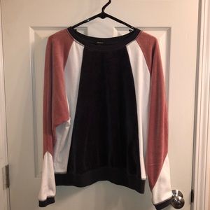 Forever 21 Velvet Crewneck